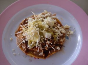 Una foto de Tostada de pierna de cerdo 😍