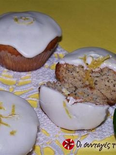 Φωτογραφία της συνταγής Muffins με λεμόνι, μέλι και παπαρουνόσπορο