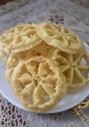 Foto resep Kembang goyang asin