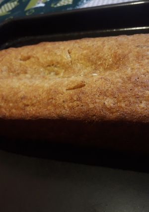 Una foto de Budín de banana húmedo