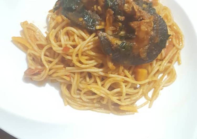 Spagetti with snails