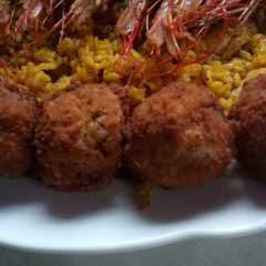 Una foto de Croquetitas de paella