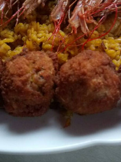Una foto de Croquetitas de paella