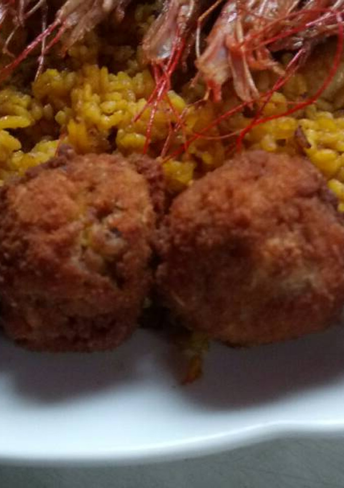 Una foto de Croquetitas de paella