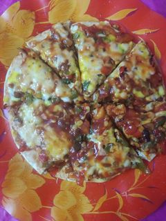 عکسی از دستور پیتزا تابه ای* 😍
