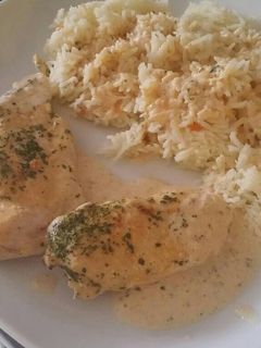 Tejszínes mustáros csirke recept fotója