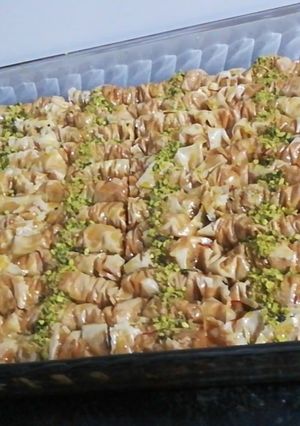 عکسی از دستور باقلوا خونگی
