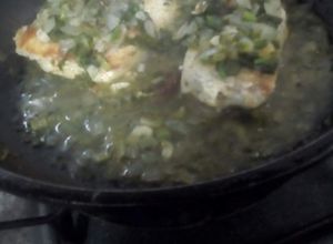 Una foto de Abadejo🍤 en Salsa Verde