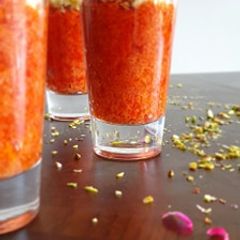 A picture of Gaajar halwa.