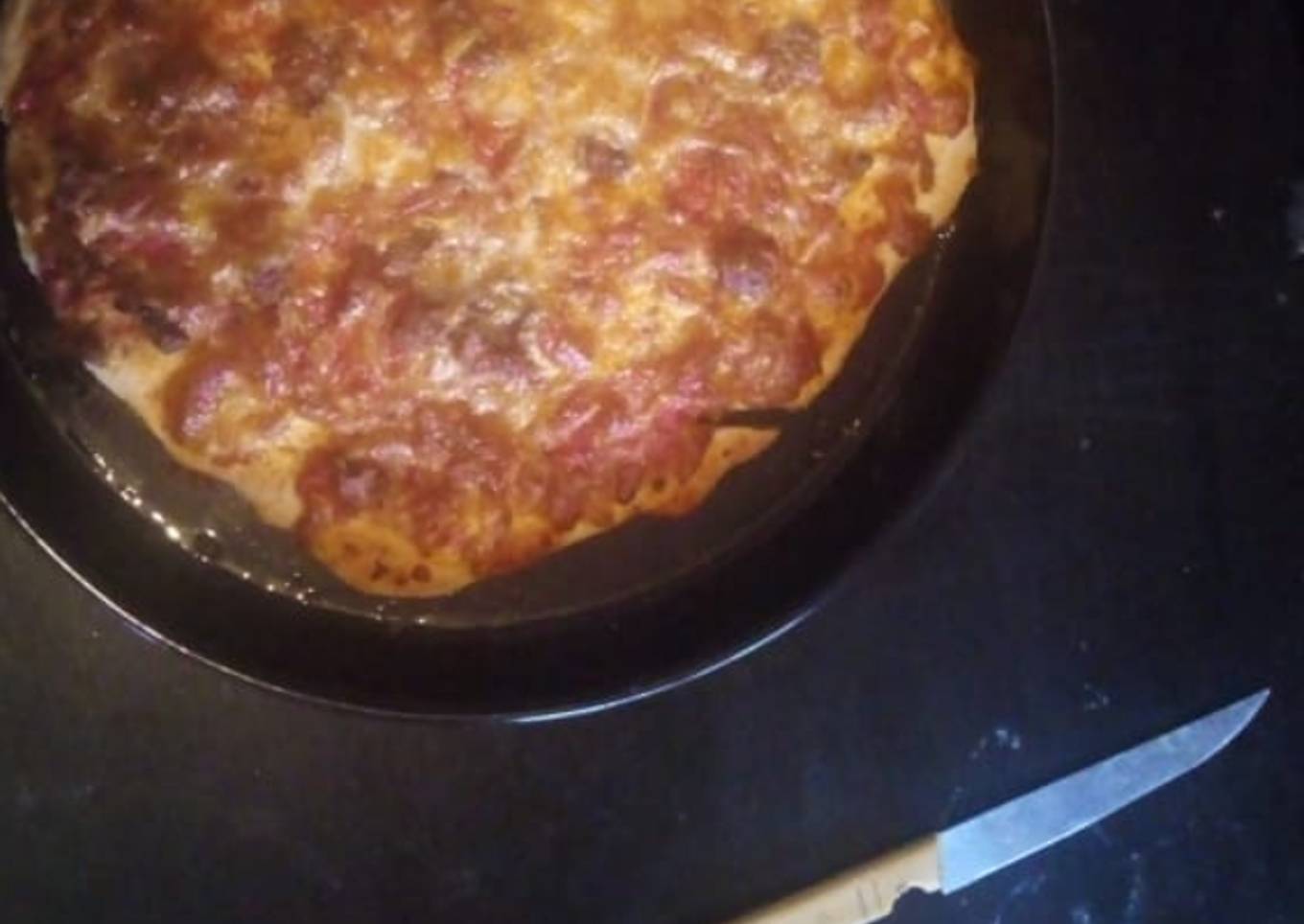 Homemade pizza