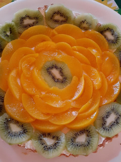 Una foto de Tarta dulce de frutas