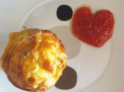 Una foto de muffin de champiñón