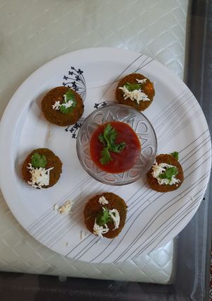 A picture of Hara bhara kabab.