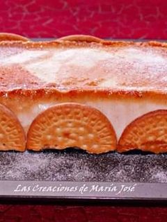 Una foto de Flan de Galletas