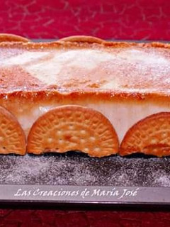 Una foto de Flan de Galletas