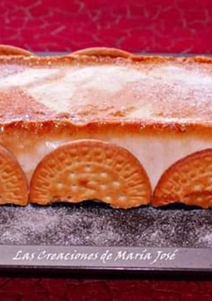 Una foto de Flan de Galletas