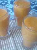 Jugo especial con papaya y lúcuma