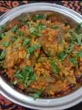 Gujarati Style Sponge Gourd Sabzi with Mung Dal Stuffing