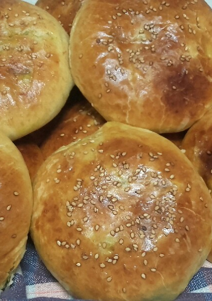 Una foto de Pan marroquí relleno con verduras