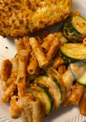 A picture of Baked Zucchini Ziti.