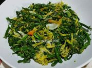 Gambar sayur pakis bunga pepaya