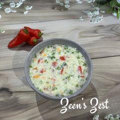 Snacking Peppers Raita/Dip A picture of Snacking Peppers Raita/Dip.