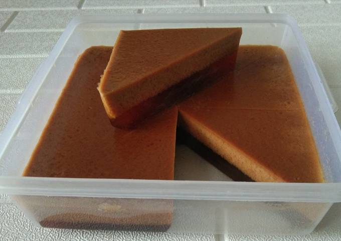 Puding santan gula merah