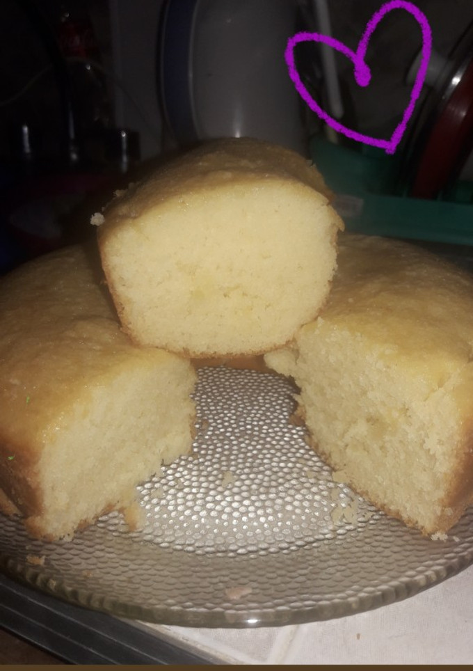Una foto de Bizcochuelo de vainilla |Esponjoso, rico y económico