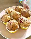 草莓鬆餅 strawberry muffin
