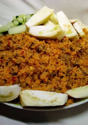 A picture of Dambun shinkafa.