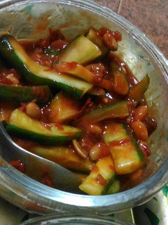 辣豆瓣小黃瓜涼拌菜 的食譜成品照片