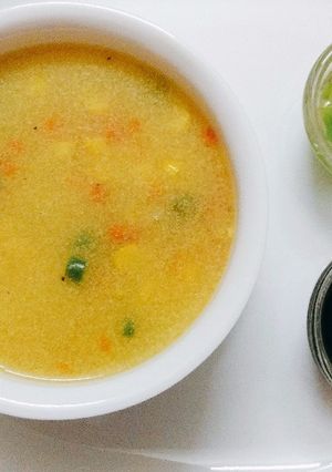 A picture of Sweet Corn Soup.