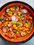 Insalata di lenticchie al mango