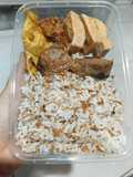 Nasi tutug tempe