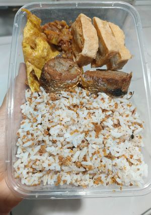 Foto resep Nasi tutug tempe