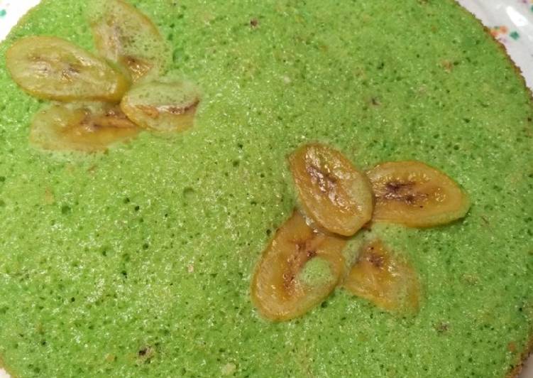 Resep 19. Bolu Pisang Pandan yang Enak Banget