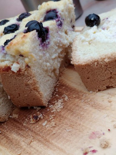Una foto de Tarta de ricota con arándanos
