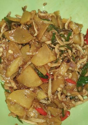 Foto resep Teri Kentang Tumis