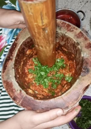 صورة لوصفة زفيطي حار وبنين