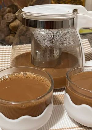 A picture of Jaggery tea.