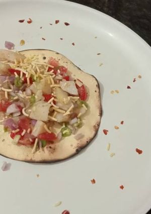 A picture of Masala Papad.