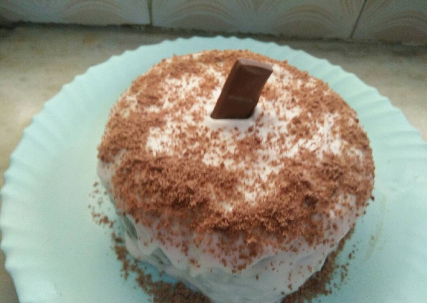 Eggless Chocolate sponge cake