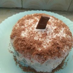 A picture of Eggless Chocolate sponge cake.