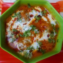 Jain special raw banana kofta curry A picture of Jain special raw banana kofta curry.