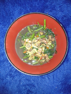 Foto resep Tumis kangkung baby cumi asin