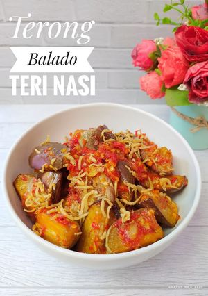 Foto resep Terong Balado Teri Nasi
