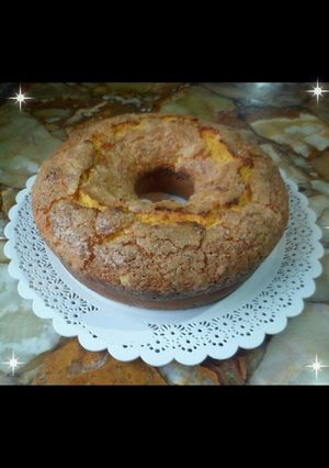 Una foto de Budín de ricota y mandarina🌧