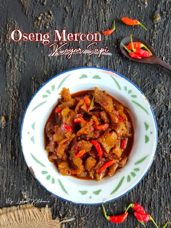 Cara Mudah Membuat Resep Oseng Mercon Koyor Sapi yang Bisa Manjain Lidah Anti Ribet, Lezat Sekali