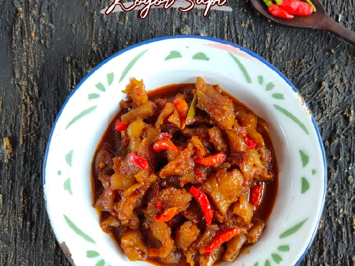 Cara Mudah Membuat Resep Oseng Mercon Koyor Sapi yang Bisa Manjain Lidah Anti Ribet, Lezat Sekali