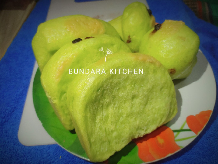 Standar Resep gampang memasak Roti sobek pandan dan cup cake (kukus)  gurih